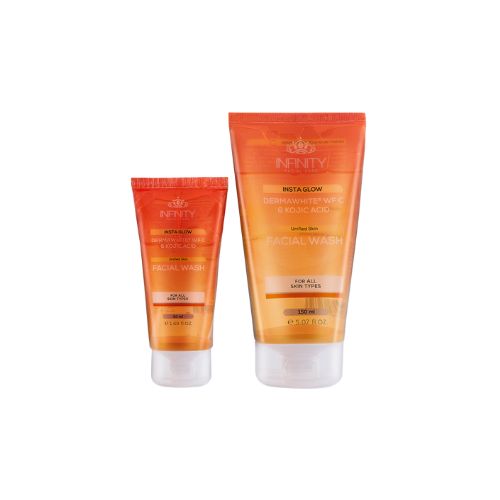 إنفينيتي غسول إنستا جلو للتفتيح 150+50 مل